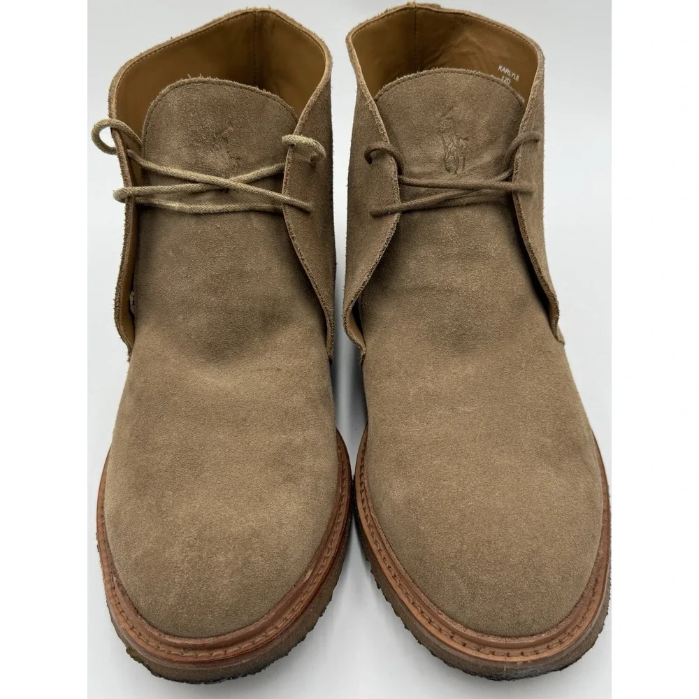Polo Ralph Lauren‎ Leather Suede Boots  Karlyle Mens Sz 12D